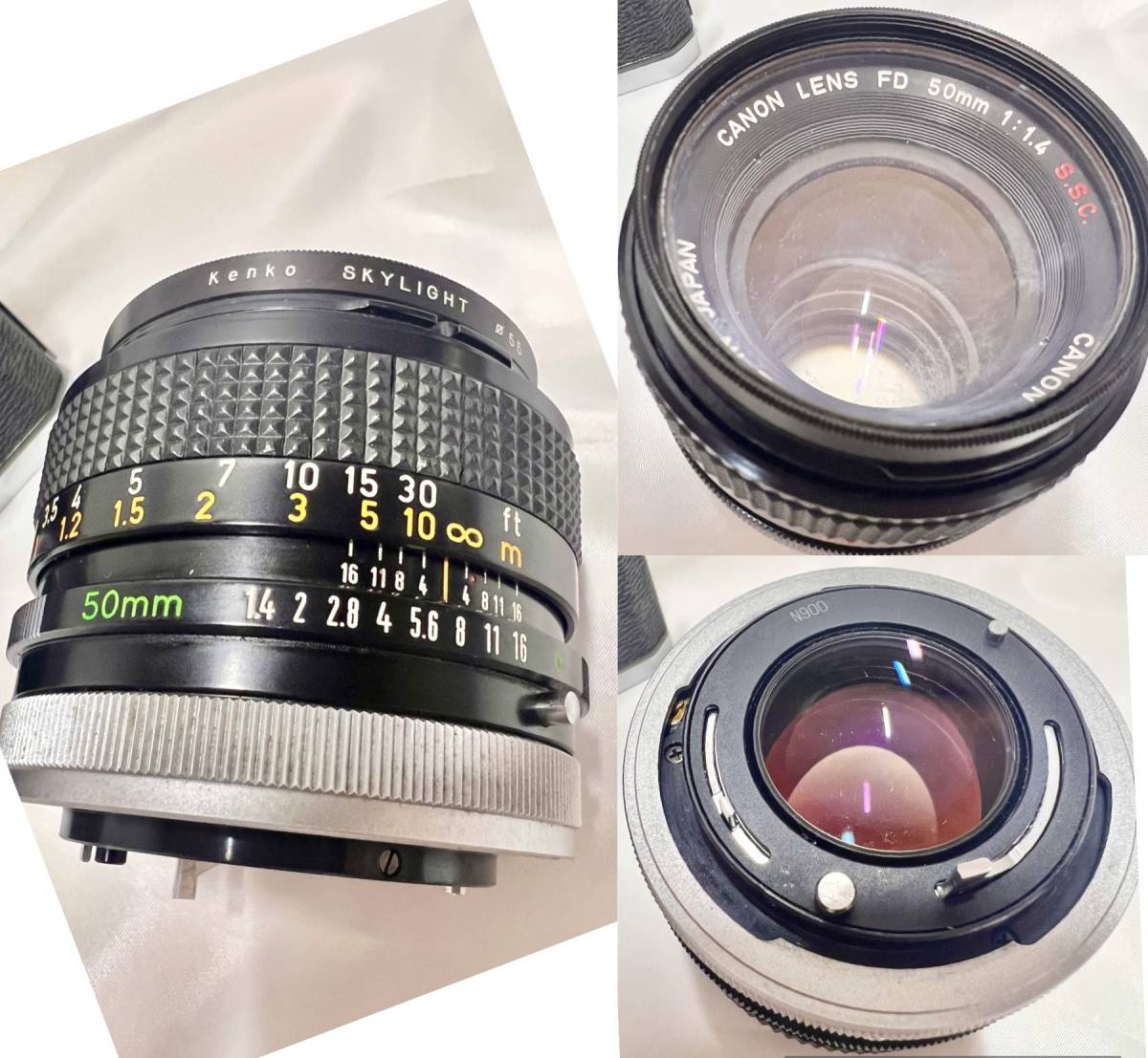 キャノン カメラ Canon FT　５０ｍｍ レンズ 1:1.4 S.S.C　Soligor MK-8 フラッシュストロボ　説明書付き　動作未確認_画像5