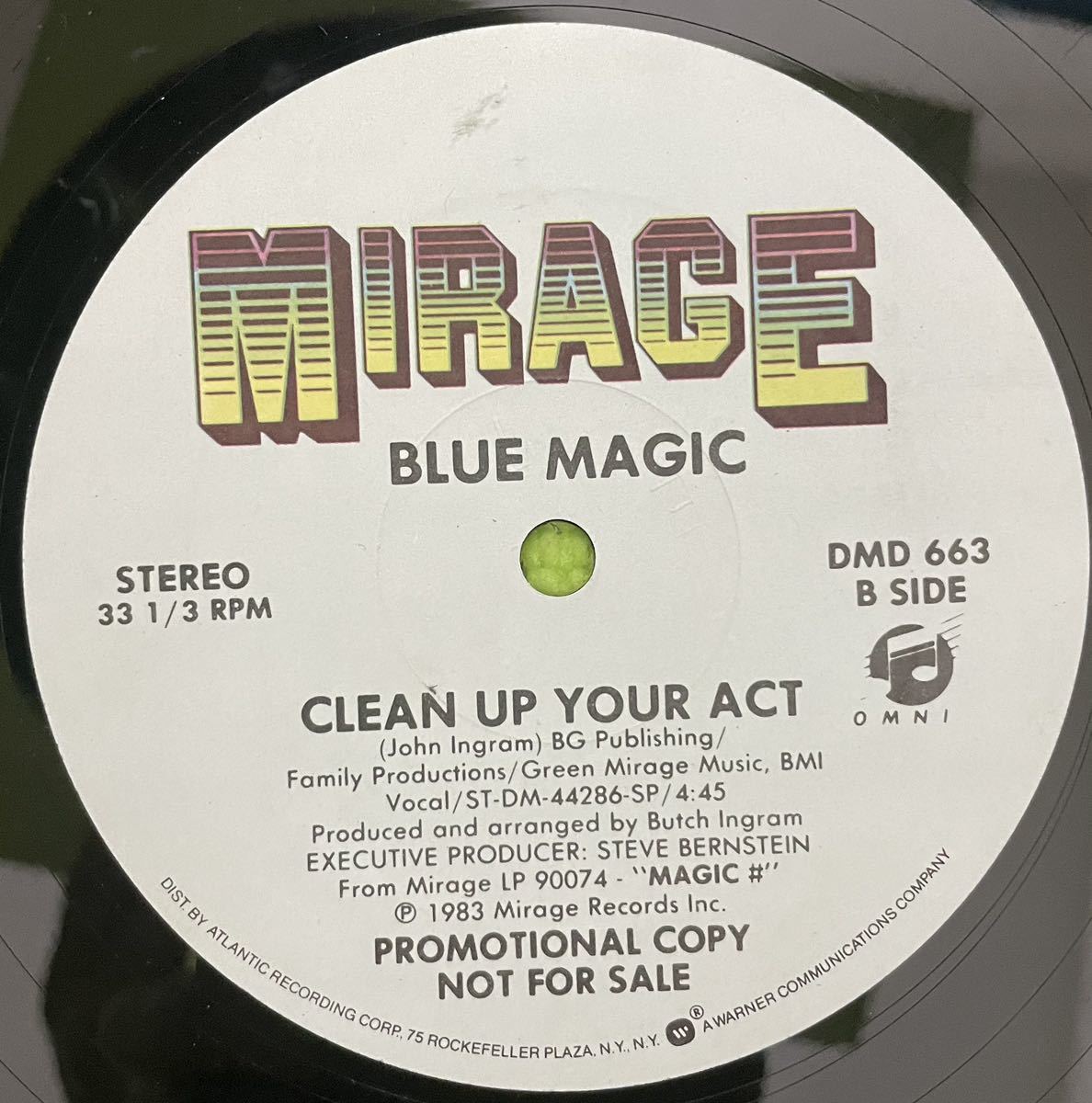 Soul disco record ソウル　ディスコ　レコード　Blue Magic Clean Up Your Act(12) 1983_画像1