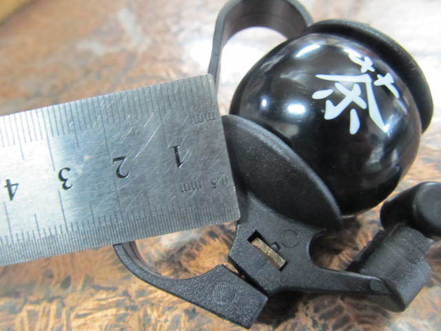 (^-^) postal 200 jpy tea bell * black [ Chiba city pickup OK*pa Pachi .li]*24