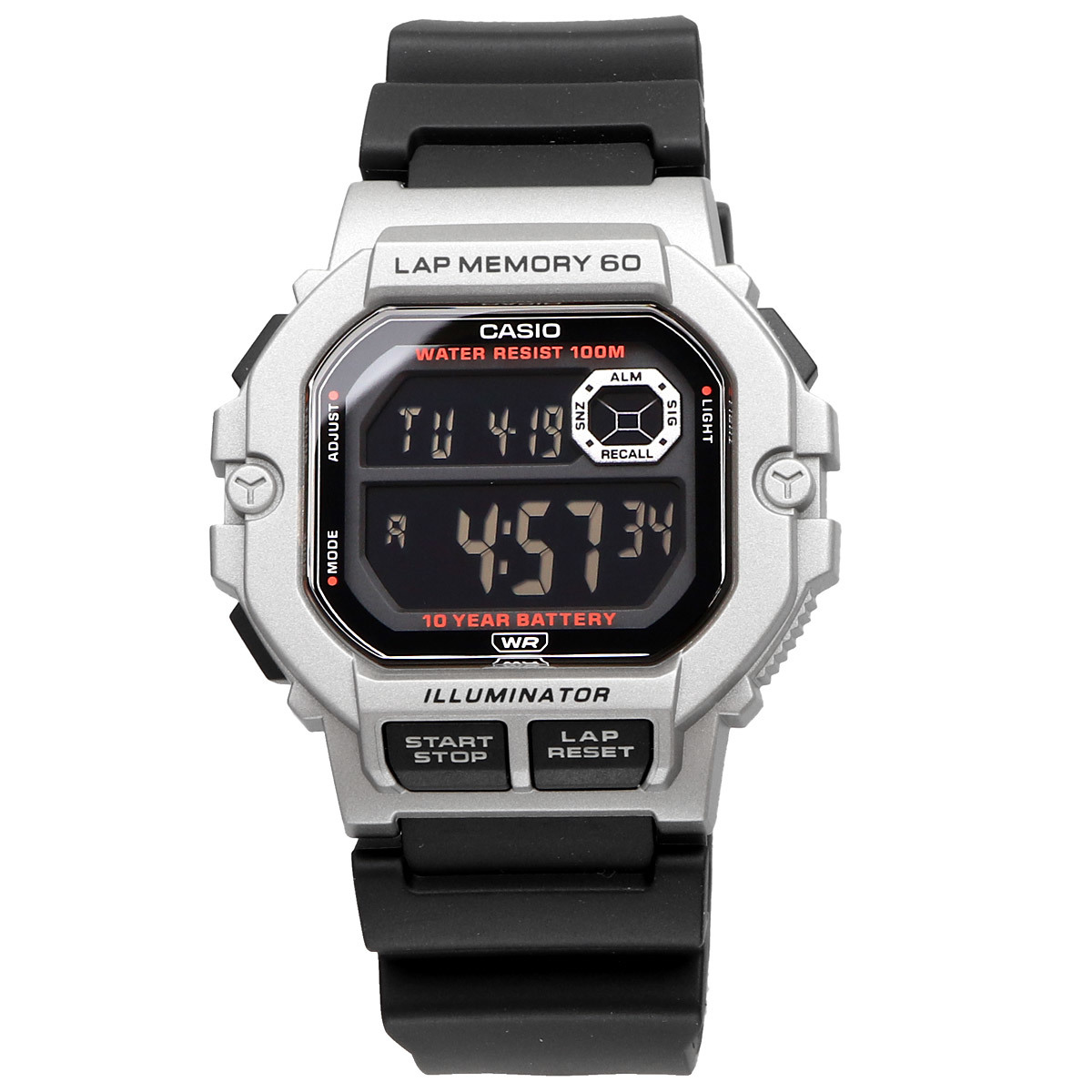 CASIO カシオ 腕時計 メンズ チープカシオ チプカシ 海外モデル 60ラップメモリ ランニング WS-1400H-1BV_画像2