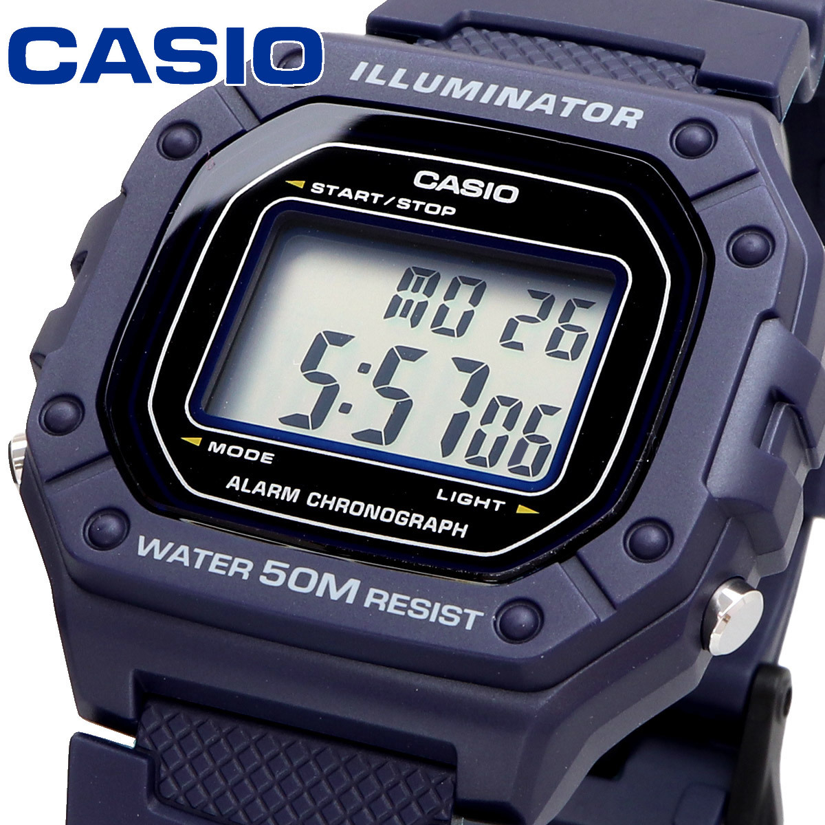 CASIO カシオ 腕時計 メンズ チープカシオ チプカシ 海外モデル デジタル W-218H-2AV_画像1