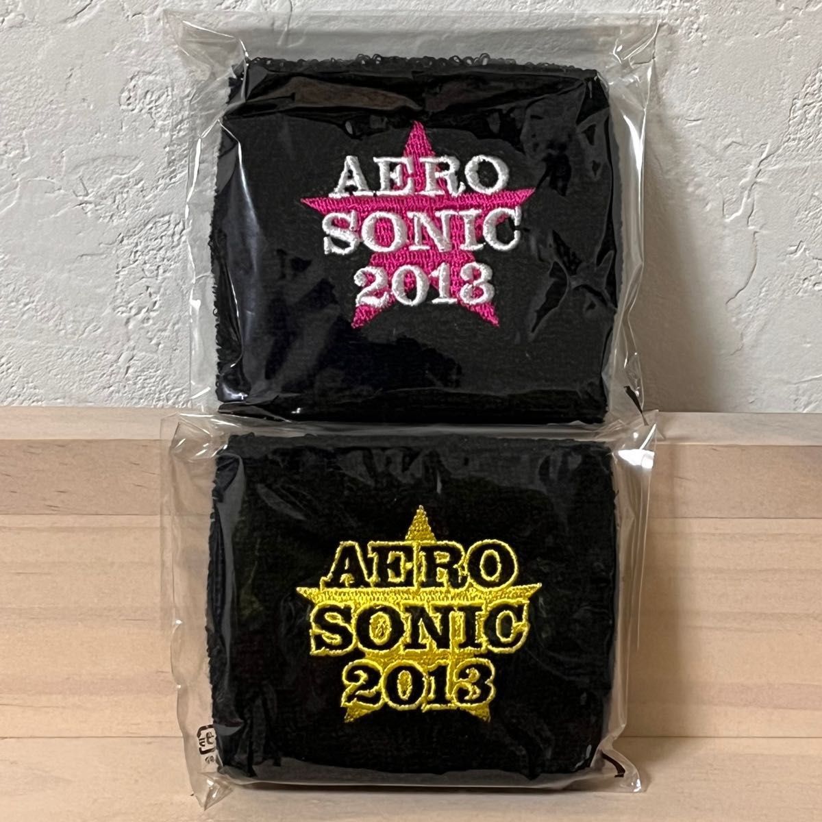 B'z エアロスミス AEROSONIC 2013 リストバンド 2個セッ 公式 B'z エアロスミス AEROSONIC 2013 リストバンド 2個セッ 公式