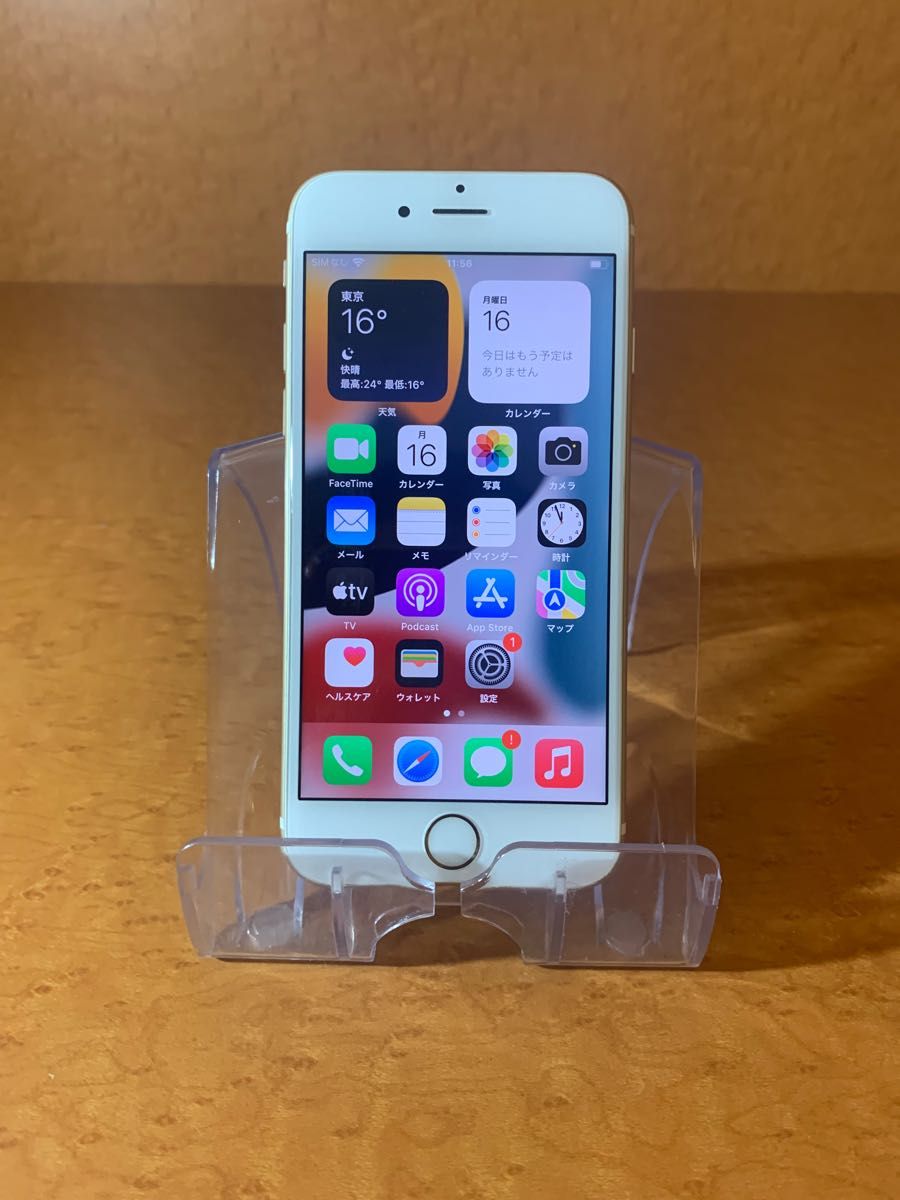 iPhone 6s Gold 64GB SIMフリーバッテリー100％良品