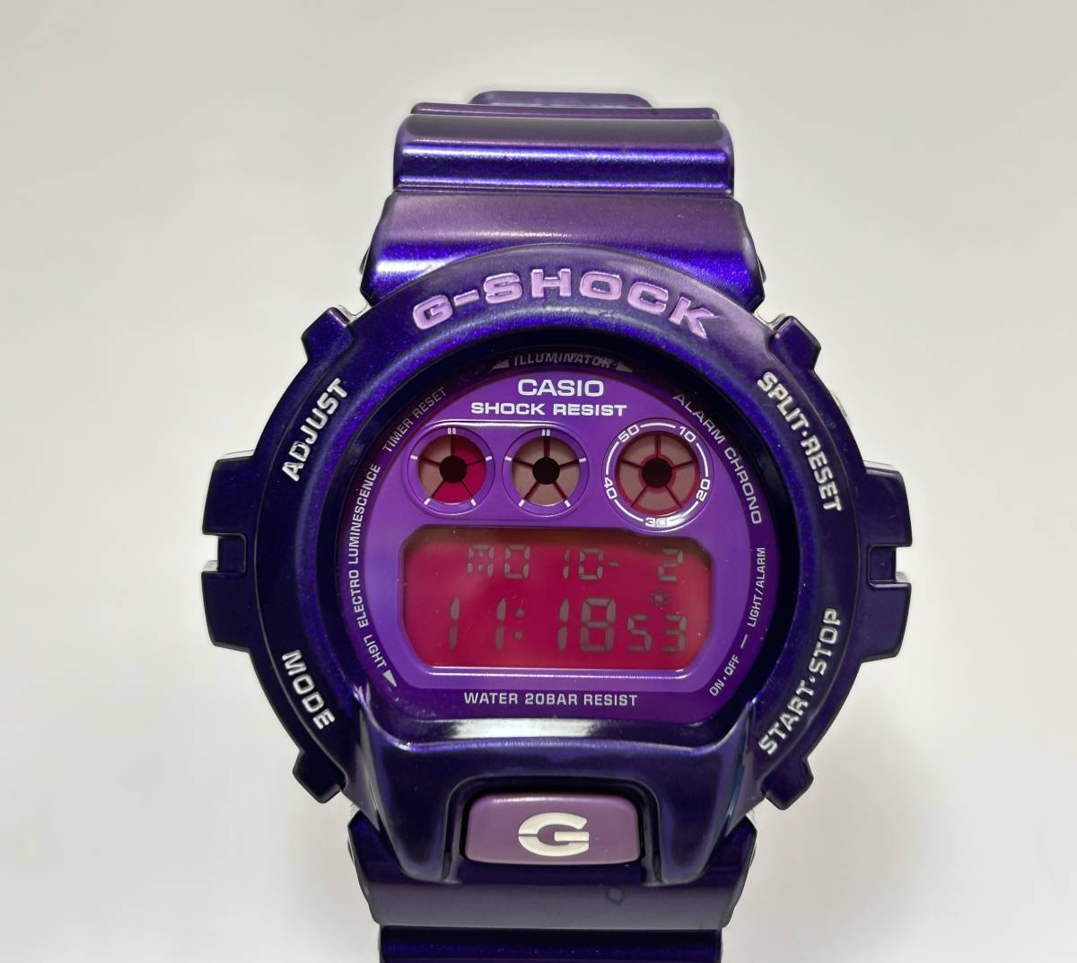 電池交換済み】G-SHOCK クレイジーカラー 三つ目 DW-6900CC-