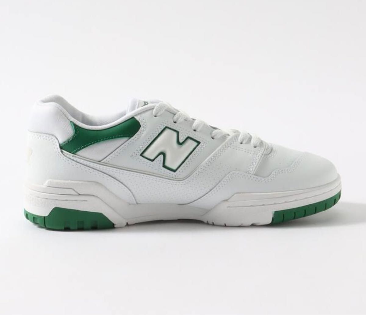 NEW BALANCE ニューバランス BB550 SWB ホワイト/グリーン レディース