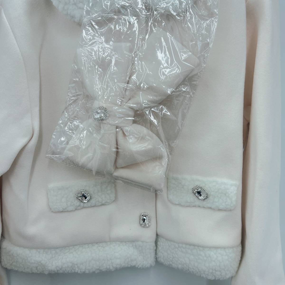 ヤフオク! - 新品!!!Ank Rouge ボア切替ショートコート