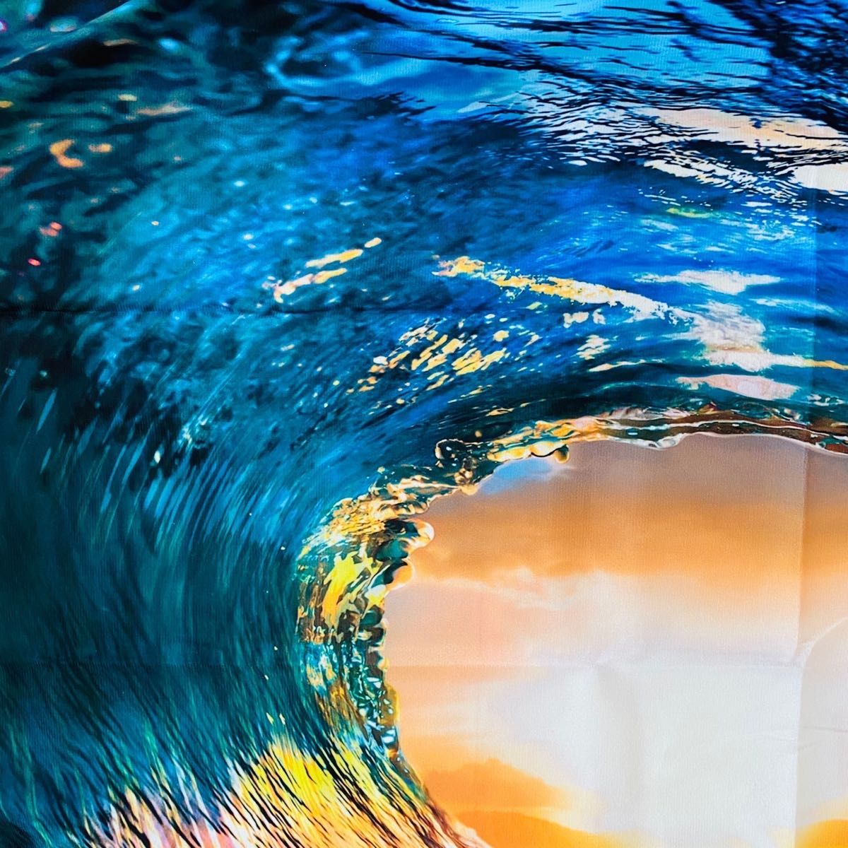 タペストリー 背景布 海 波 ウォールデコ のれん 模様替え 壁掛け サーフィン ペット用フォトブース 夕焼け 撮影 ピアノカバー