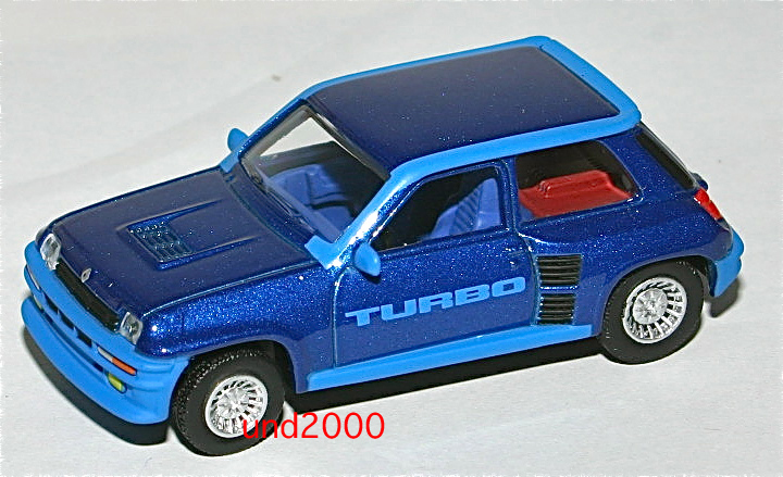  Norev 3 -inch 1981 Renault R5 thank turbo Renault R5 Turbo blue Norev 1/64 Tomica size 