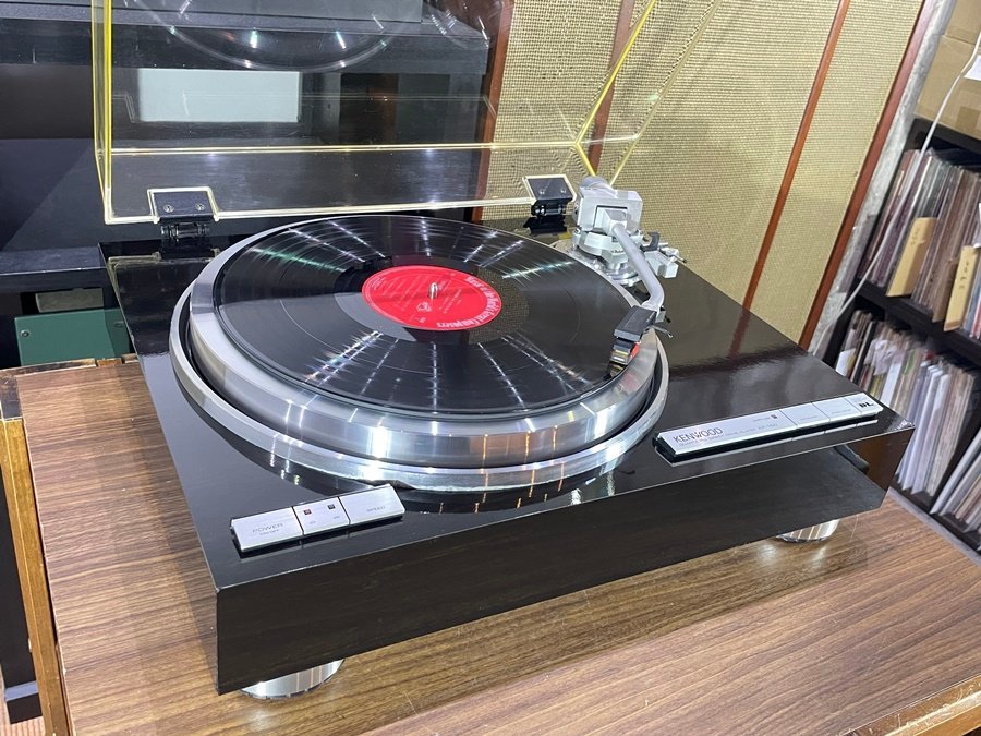 良品 KENWOOD KP-1100 オートリフトアップ レコードプレーヤー 当社整備/調整済品 Audio Station_画像2