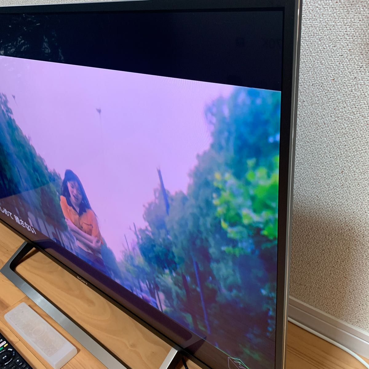 訳あり】送料込 SONY 43型 スマートテレビ 2018年製 外部HDD録画対応 