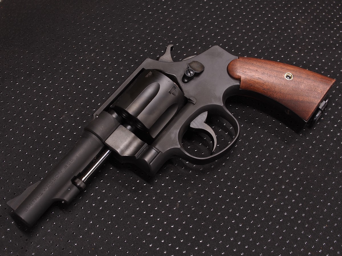 タナカ製M1917用木製グリップ（ウォールナット 戦民思想製）