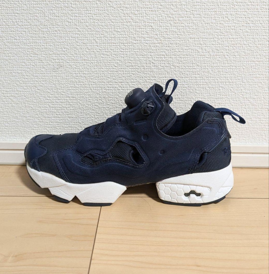 23 良品 Reebok INSTAPUMP FURY OG インスタポンプフューリー スニーカー V65752 リーボック インスタ ポンプフューリー 紺 ネイビー_画像3