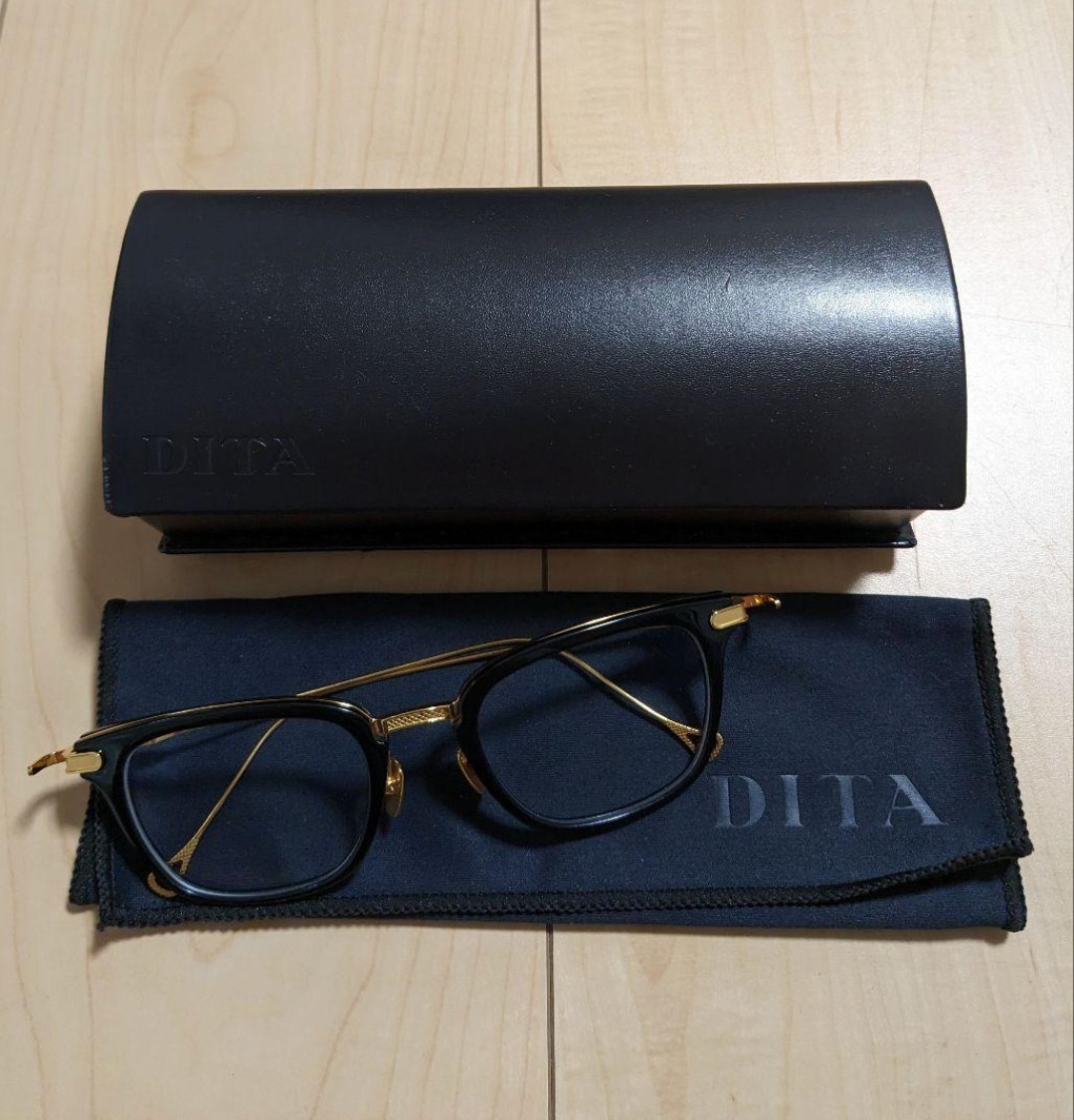 DITA STATESIDE DRX-2066-A-BLK-GLD-50 眼鏡 サングラス メガネ フレーム 日本製 ディータ ステーツサイド DRX-2066