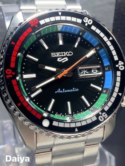 国内正規品 新品 腕時計 SEIKO セイコー SKX Sports Style レトロカラー コレクション セイコー5 スポーツ 自動巻き ステンレス SBSA221