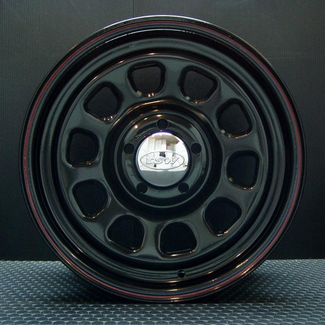 TSW DAYTONA ブラック 16X7J+35 5穴114.3 TOYO H30 215/65R16C　ハイエース100系や152系ハイラックスなどに！_画像2