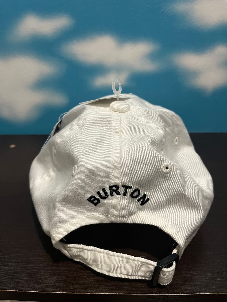 バートン　Burton キャップ　白　新品　未使用品