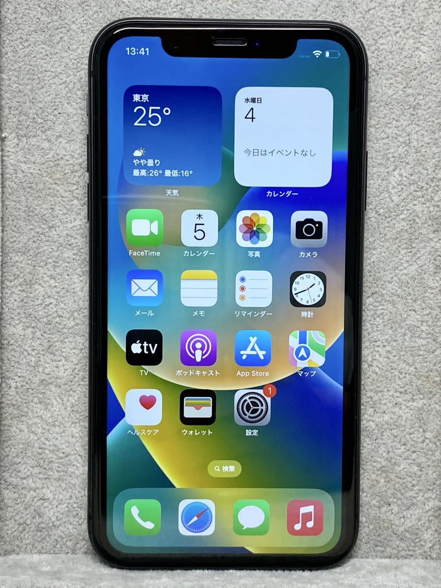 税込?送料無料】 11 iPhone SIMロック 64GB バッテリー77% ○ 利用制限