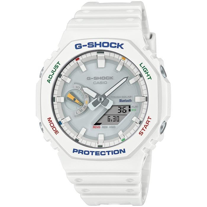 即決あり【G-SHOCK MULTICOLOR ACCENTS マルチカラーアクセント ソーラー Bluetooth 反転液晶 メンズ腕時計】GA-B2100FC-7AJF 新品予約