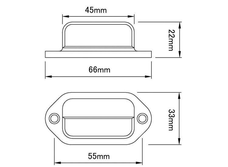 675【2個セット！】LED ライセンスランプ ワークランプ ナンバー灯 汎用 12V/24V 6500k バックランプ トラック 作業灯　路肩灯_画像4