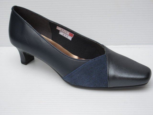  sale 23.5cm madras missy des missy MMD5149 blue ma gong smisi-temisi- woman lady's formal pumps middle heel 