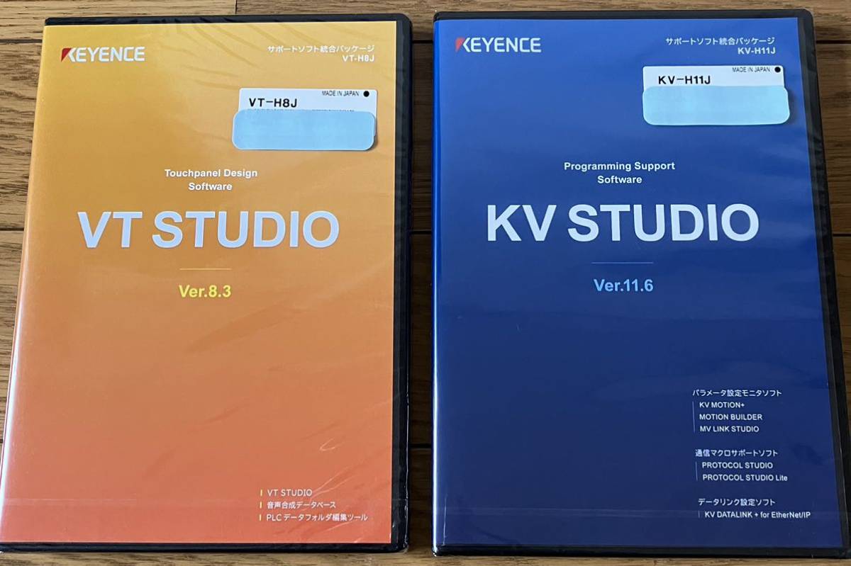 KEYENCE KV-STUDIO & VT-STUDIO セット キーエンス PLC タッチパネル ソフト_画像1