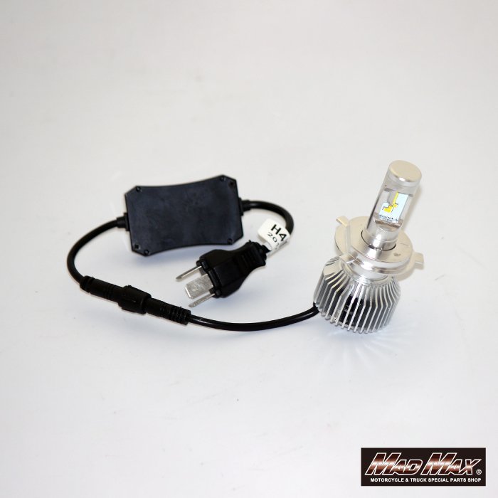 バイク/カー用品 LEDヘッドライト H4 ヘッドライトランプ 6000K ホワイト発光 12V 2個SET/カローラ ハイエース シビック【送料800円】_画像1