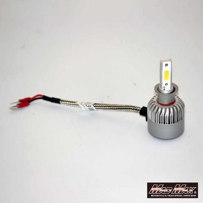 バイク/カー用品 LEDヘッドライト H3 フォグランプ 6000K ホワイト発光 12V 2個SET/エクストレイル エルグランド グロリア【送料800円】_画像1