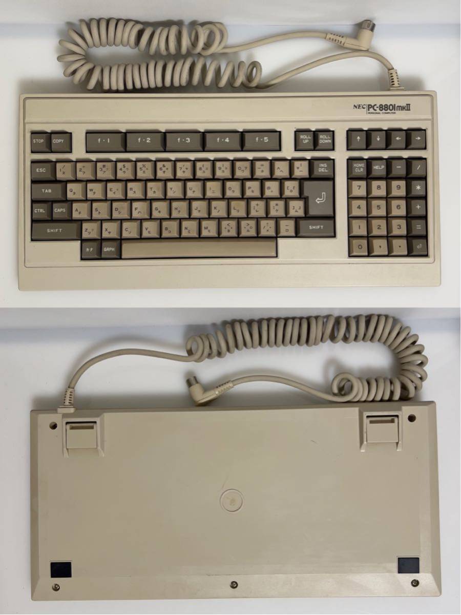 NEC PC-8801mkⅡ パソコン キーボード パーソナルコンピュータ PC本体 _画像6