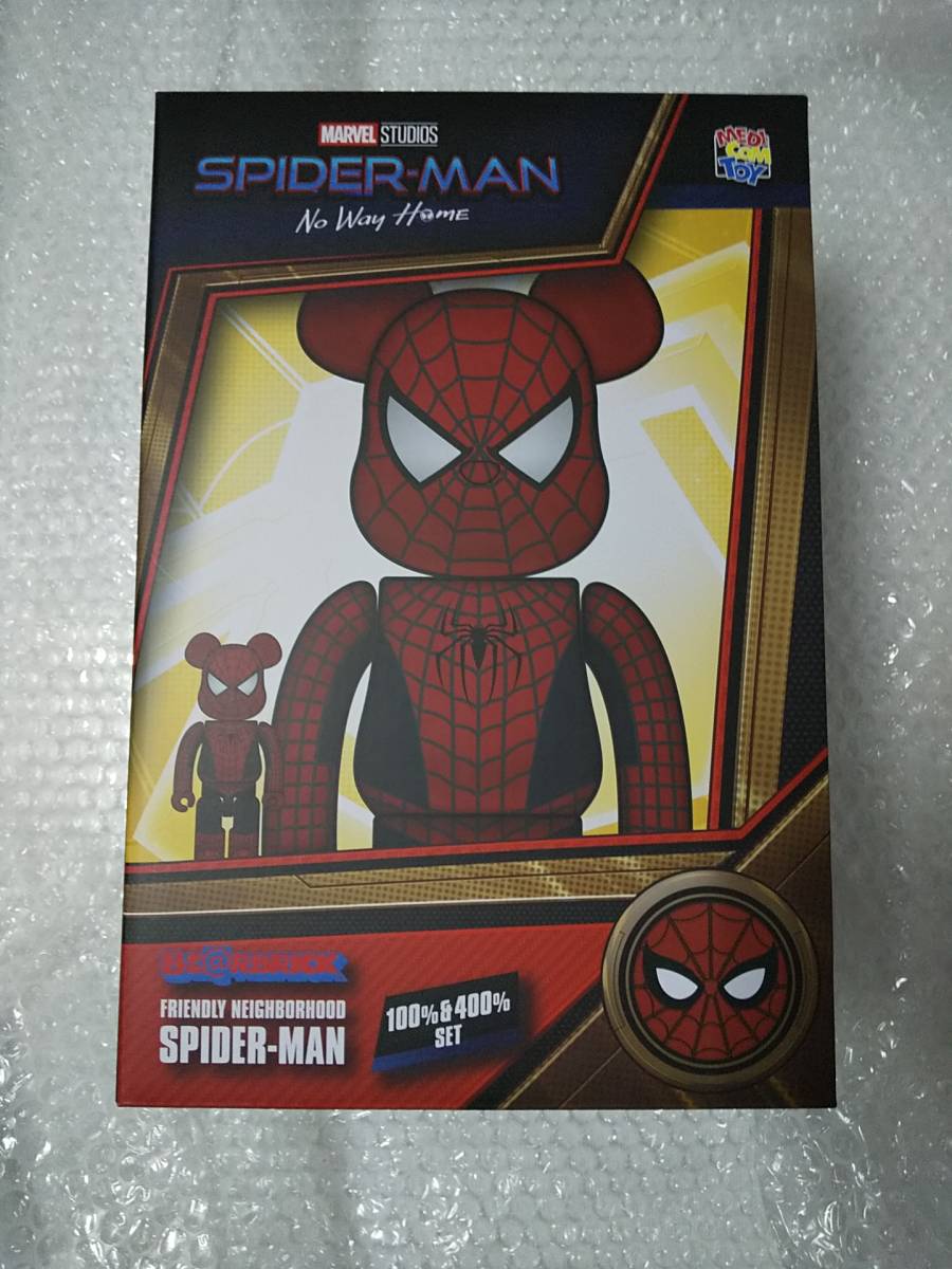 即決送料込【新品未開封】BE@RBRICK FRIENDLY NEIGHBORHOOD SPIDER-MAN