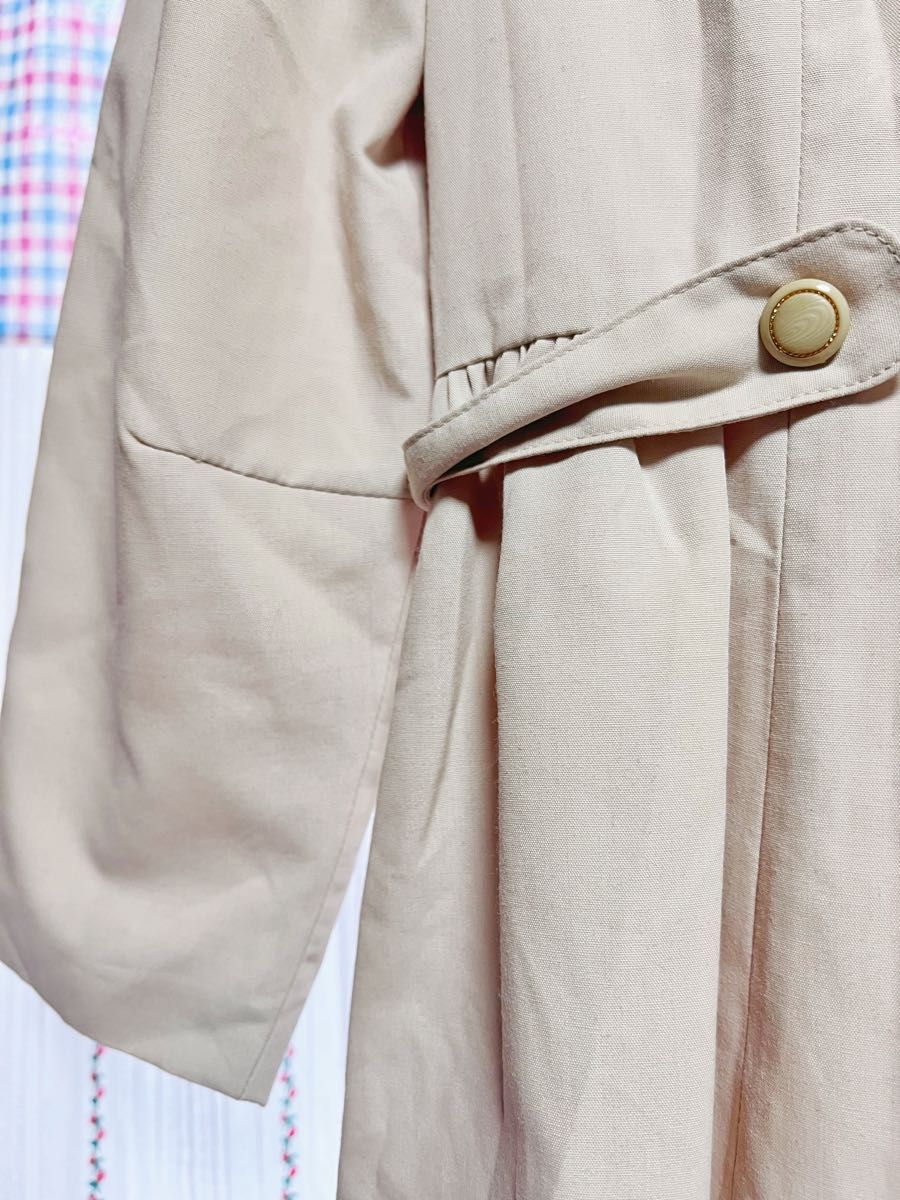 ワンピース風　セーラー　薄手コート　秋　春　冬　ページｭ  125サイズ　●ブランド:日本製 三善　長袖