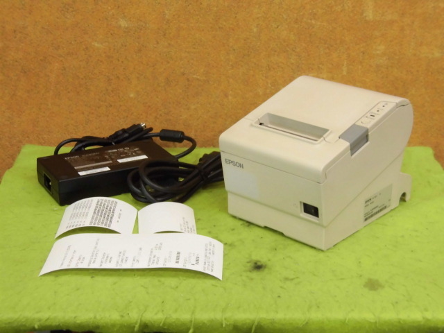 [A18264] EPSON TM-T88V-i ( белый ) термический re сиденье принтер интеллектуальный модель простой проверка собственный тест печать знак подтверждено 