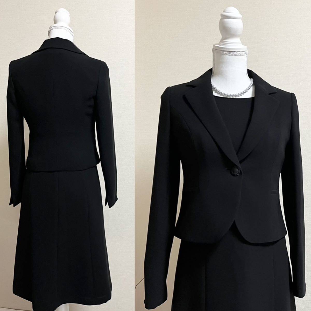 美品 Social time アオキ 喪服 礼服 ブラックフォーマルスーツ 7 美品 Social time アオキ 喪服 礼服 ブラックフォーマルスーツ 7