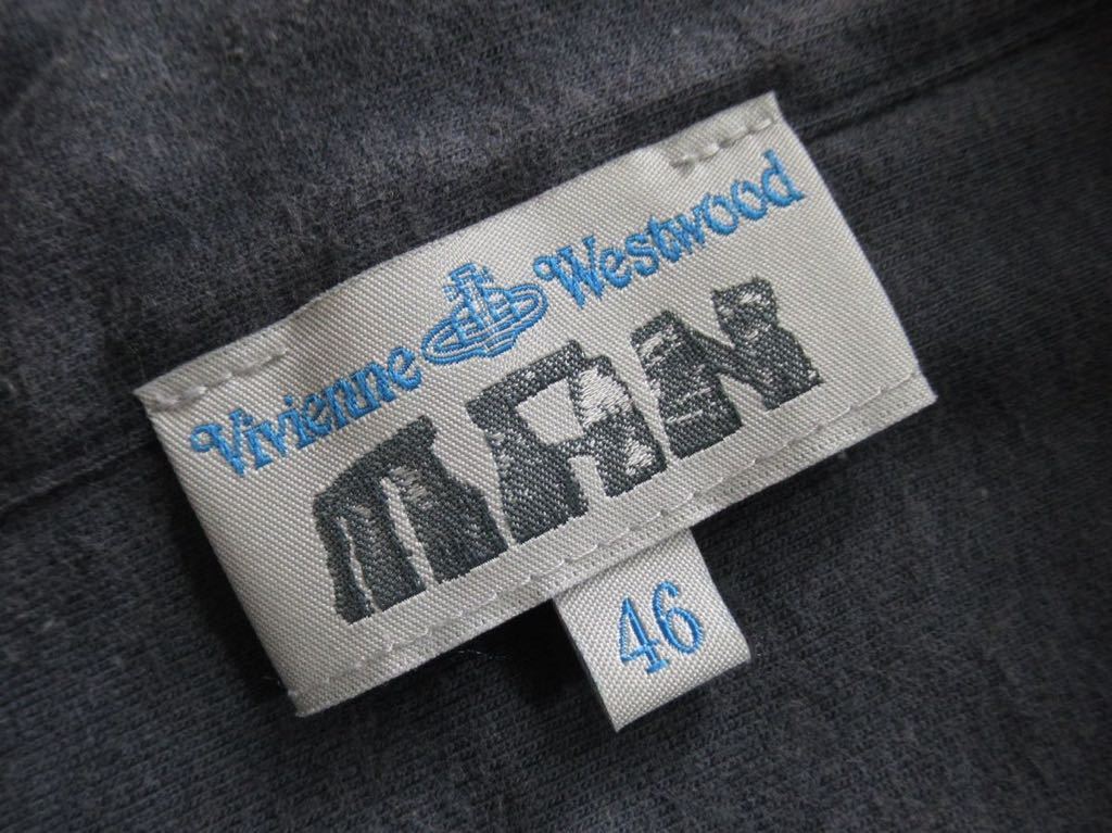 Vivienne Westwood ショートスリーブ コットン ポロシャツ 46 Sサイズ ヴィヴィアンウエストウッド 半袖シャツ SHIRT メンズ ユニセックス_画像7