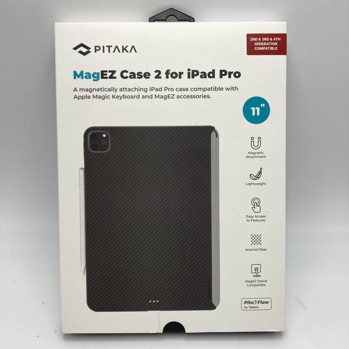 沸騰ブラドン MagEZ 【未開封】PITAKA Case2 /Y11294-E1 Pro ipad for