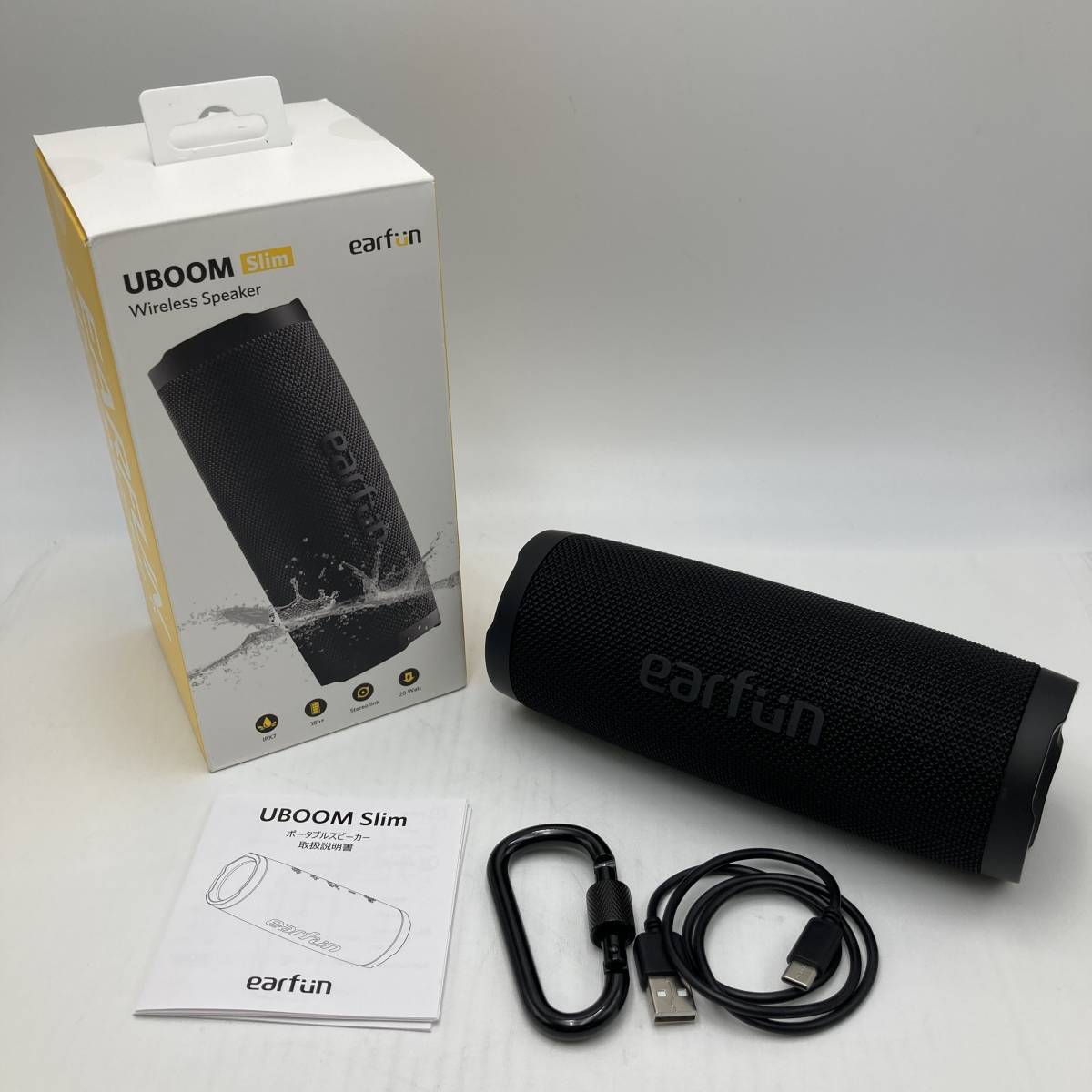 【通電確認済み】EarFun UBOOM Slim Bluetooth 5.2 ワイヤレススピーカー/Y11466-O2