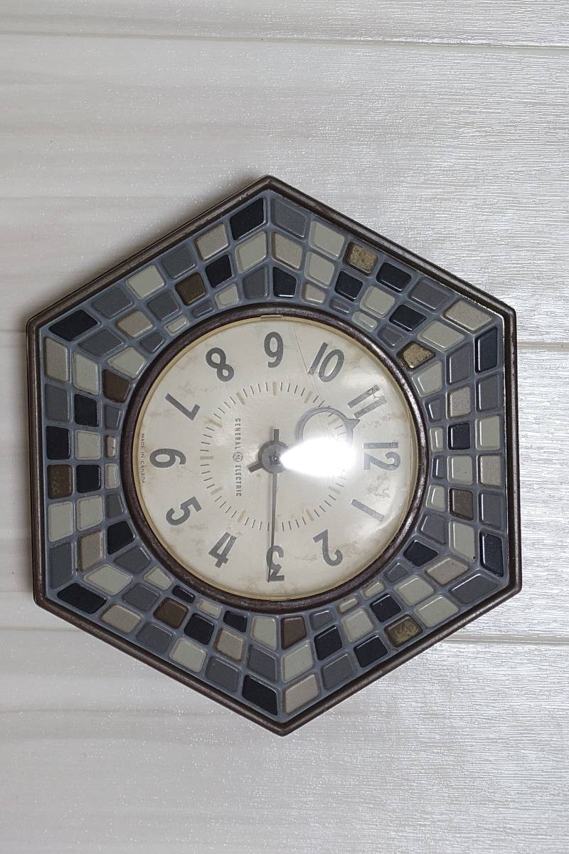 1960s GENERAL ELECTRIC キッチンクロック　ジェネラルエレクトリック　時計　ミッドセンチュリー　ヴィンテージ　アンティーク　ジャンク_画像6