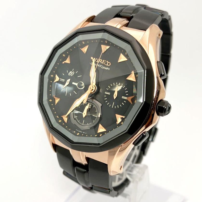 美品 電池新品 送料込 セイコー SEIKO ワイアード WIRED クロノ 美品 電池新品 送料込 セイコー SEIKO ワイアード WIRED クロノ