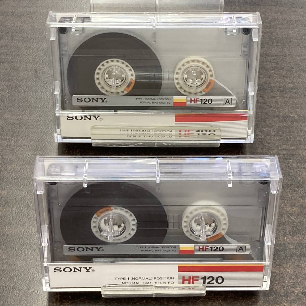 0374T ソニー HF 120分 ノーマル 2本 カセットテープ/Two SONY HF 120