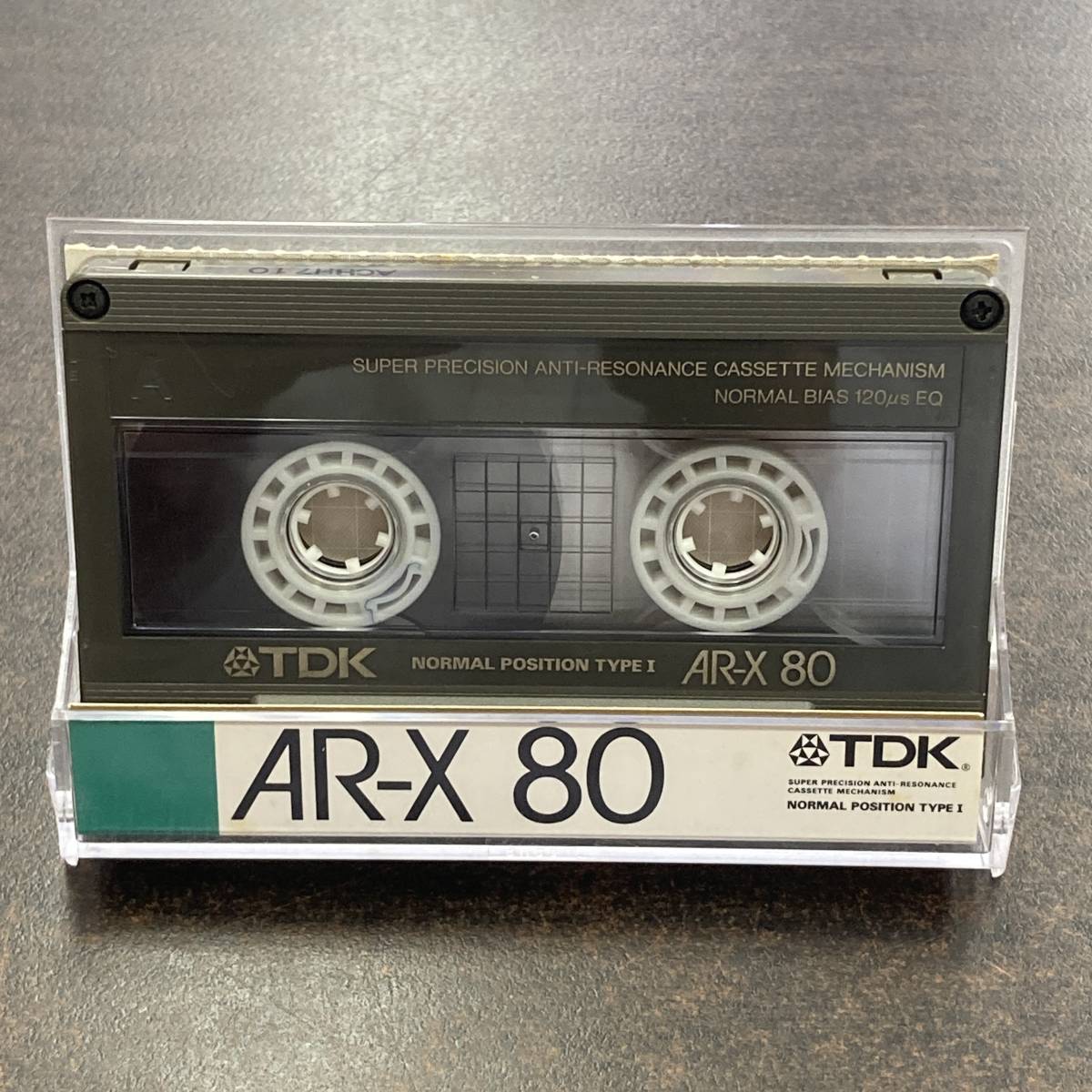0507B TDK AR-X 80分 ノーマル 1本 カセットテープ/One TDK AR-X 80 Type I Normal Position Audio Cassette_画像1