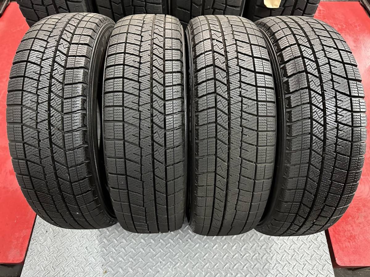 北海道発　2021年35週　DUNLOP　ウインターマックス　WM03　155/65R14　9分山　4本_画像1