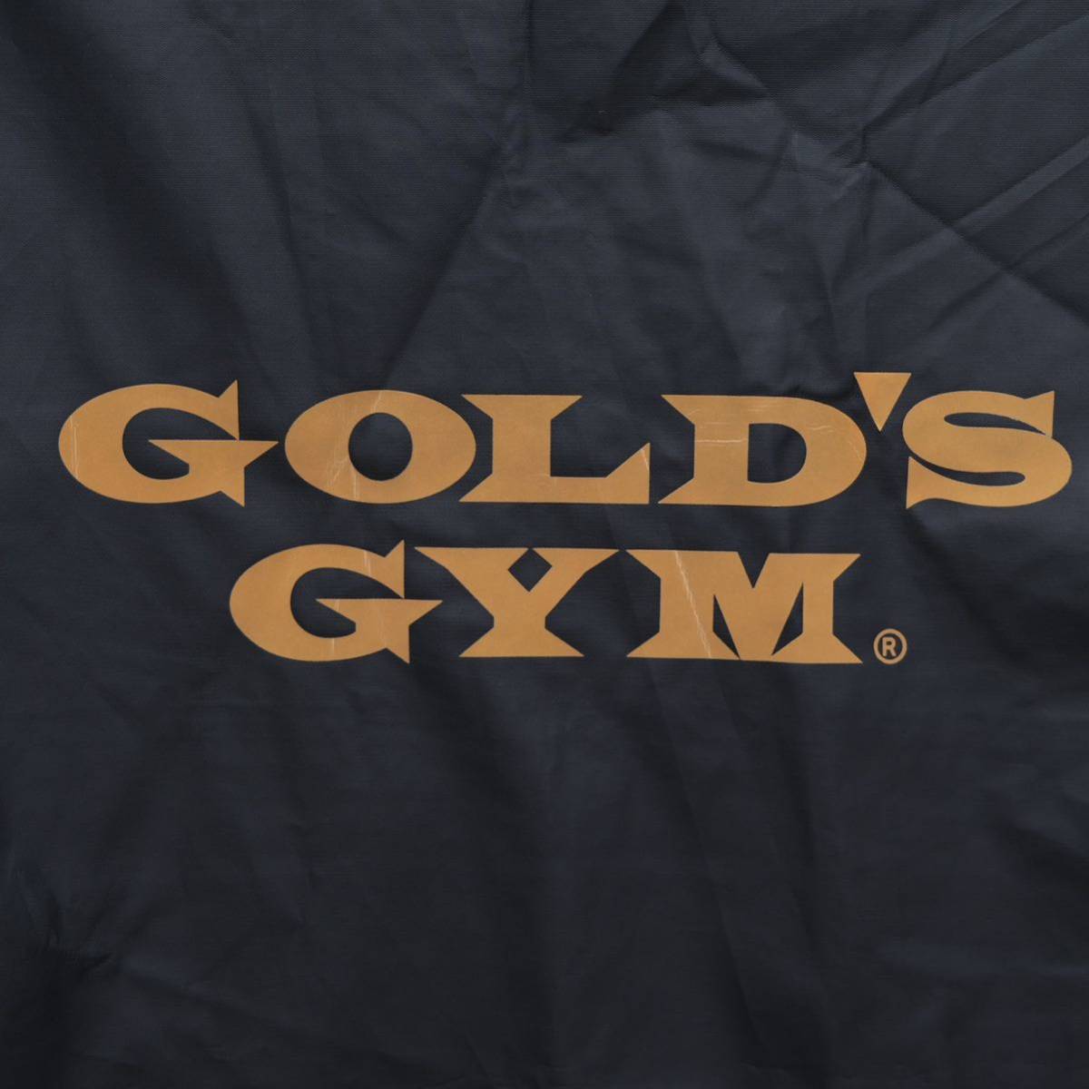 【送料無料】GOLD'S GYM(ゴールドジム)/サウナスーツ/上下セット/トリコットメッシュ/ジッパープルオーバー/スタンドカラー+ストラップ/M_画像4
