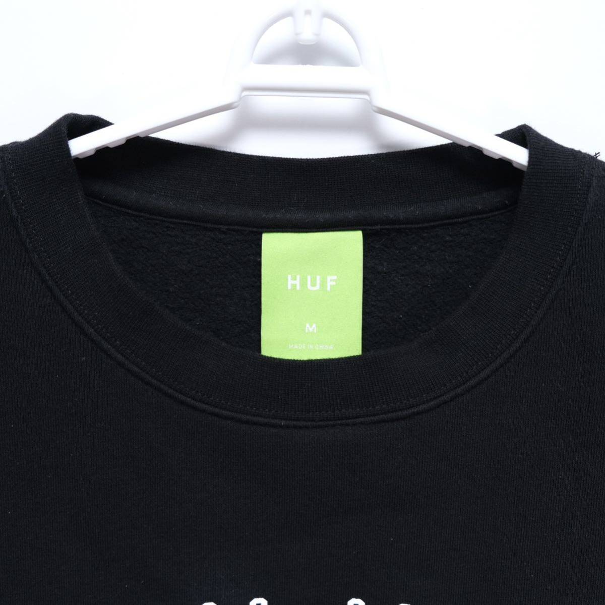 【送料無料】HUF(ハフ)/CHAMPIONS CREWNECK SWEAT/チャンピオンズ クルーネック スウェット/20周年記念/PF00521/ブラック/Mサイズ_画像3