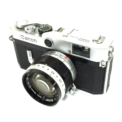 1円 CANON P 50mm 1:1.4 レンジファインダー フィルムカメラ マニュアルフォーカス L221412