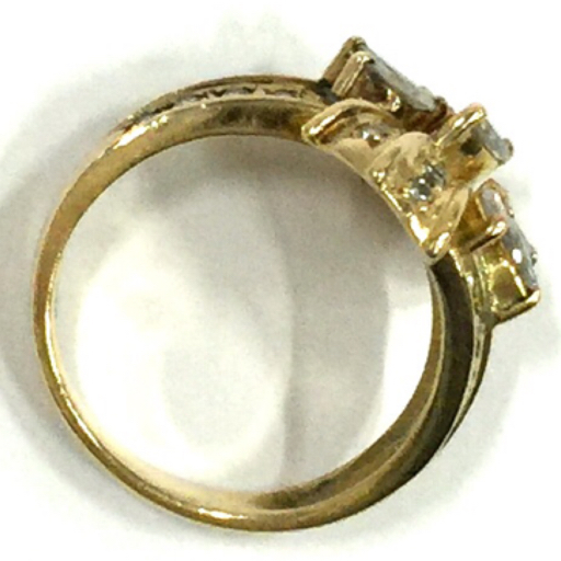 リング 指輪 K18 ゴールド ダイヤモンド 1.00ct 総重量約8.0g 13号 アクセサリー_画像4