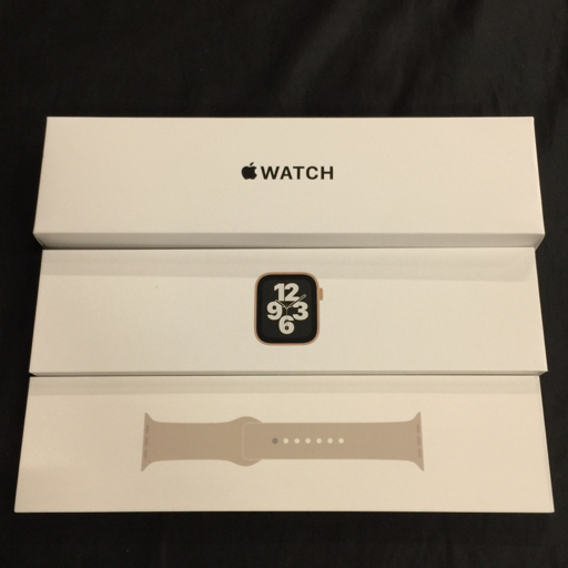 1円 Apple Watch SE 第1世代 MKQ03J/A 40mm GPS ゴールド/スポーツバンド スターライト アップルウォッチ_画像7