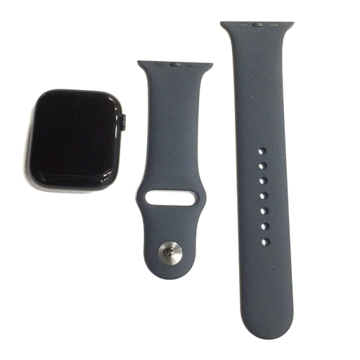 1円 美品 Apple Watch Series 8 MNP13J/A GPS 45mm ミッドナイトスポーツバンド アップルウォッチ