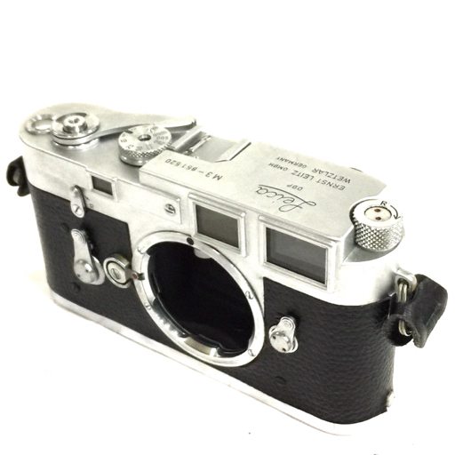 LEICA M3 ダブルストローク シルバー ボディ 85万番台 レンジファインダー フィルムカメラ 本体 マニュアルフォーカス