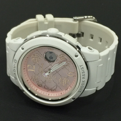 カシオ 腕時計 腕時計 Baby-G BGA-150KT Baby-G 25周年記念 サンリオ ハローキティ クォーツ ボーイズ 白 稼働_画像5