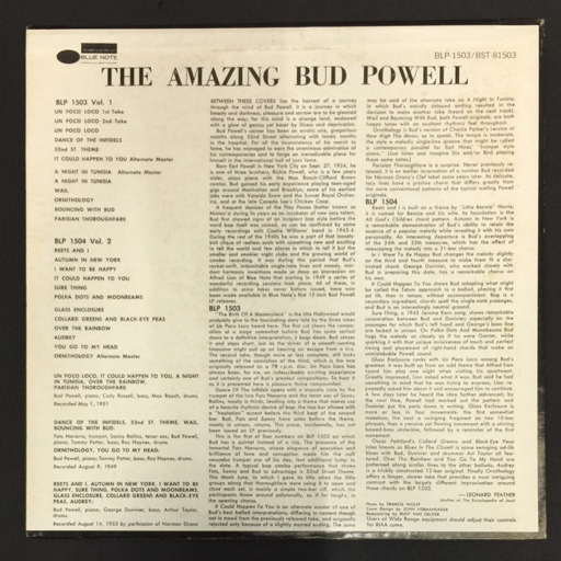 THE AMAZINGBUD POWELL VOLUME 1 レコード 洋楽 現状品_画像2