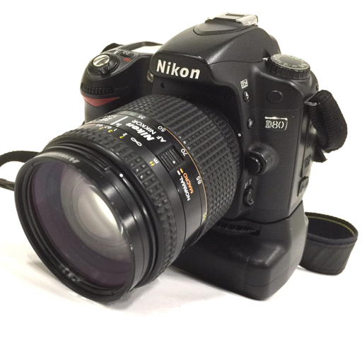 1円 Nikon D80 AF NIKKOR 28-105mm 1:3.5-4.5 D デジタル一眼レフ カメラ ブラック 動作確認済_画像1